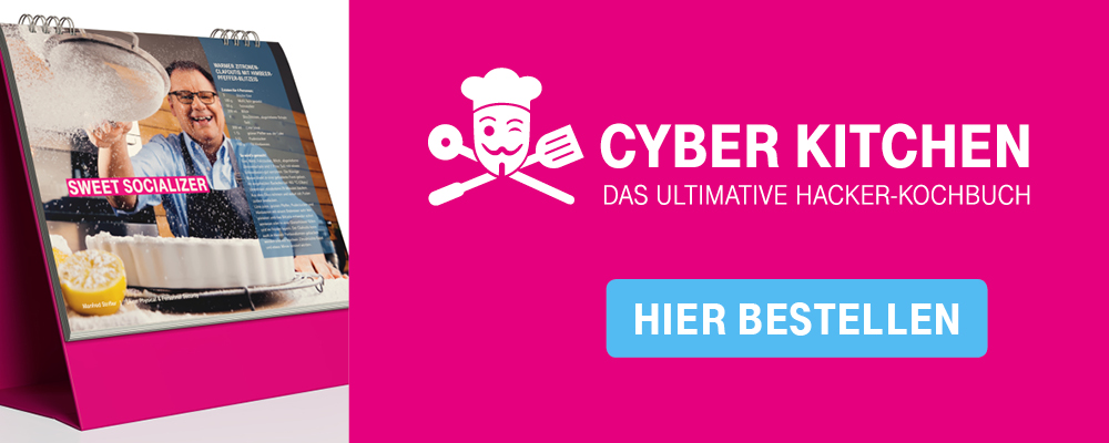 Cyber Kitchen - Das ultimative Hacker-Kochbuch von der Deutschen Telekom