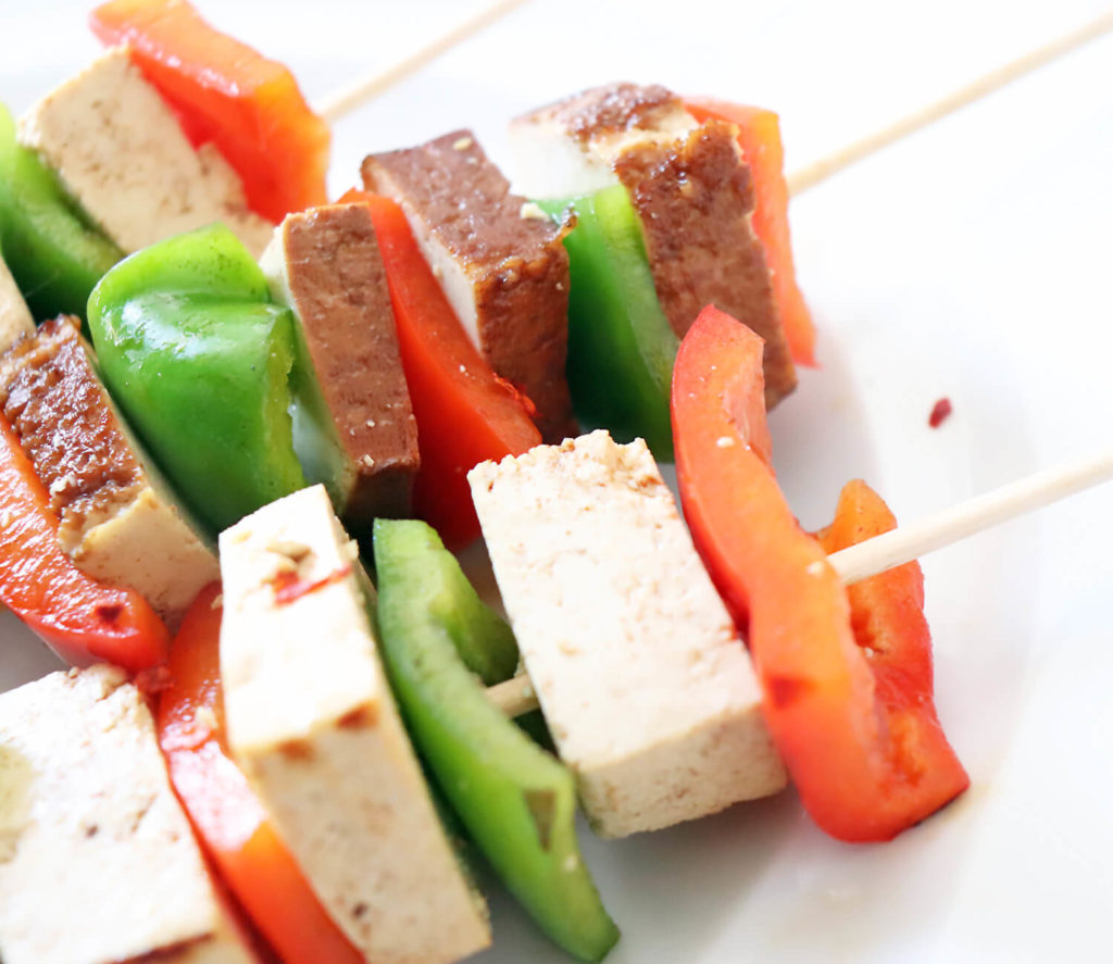 Vegane Tofu Spieße - Berief