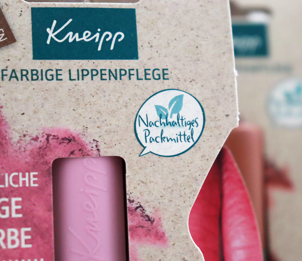 Nachhaltige Lippenpflege von Kneip mit Farbe von Kneipp