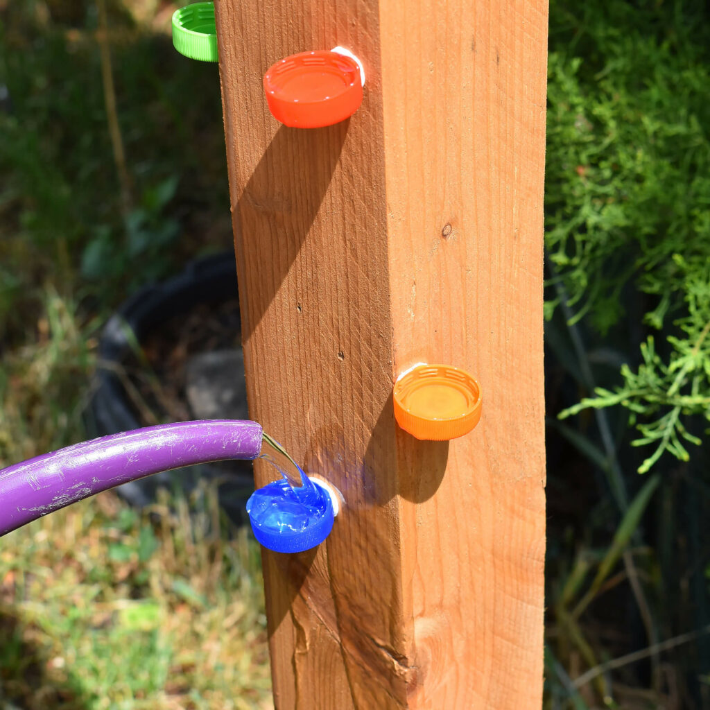 DIY Wasserstelle für Bienen