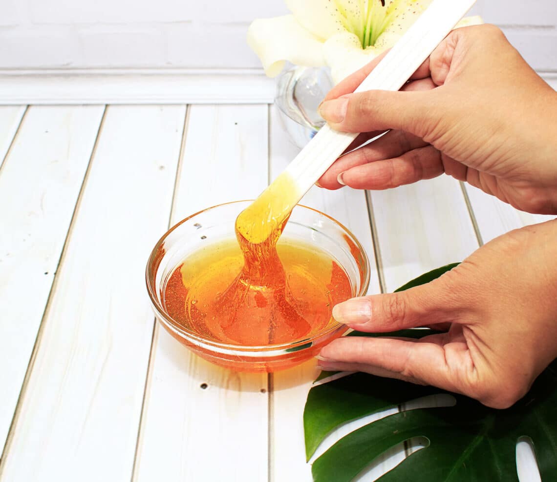 Natürliche Haarentfernung DIY Sugaring Paste Green Miracle